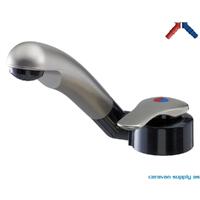 Blandebatteri Twist Ø33mm m/bryter Matt krom