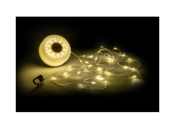 Camping-LED-Lampe STARWAY Opprullbar ledslynge. 