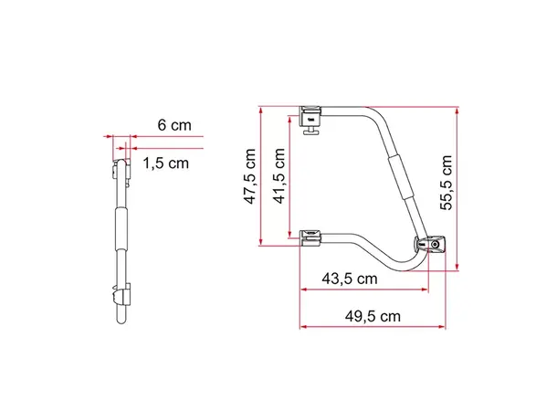 Fiamma dørsikring Security 46 Pro 03513-04- 