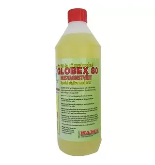 Globex 80 1 liter vaskemiddel med voks Konsentrert og ekstra kraftig rengjøring