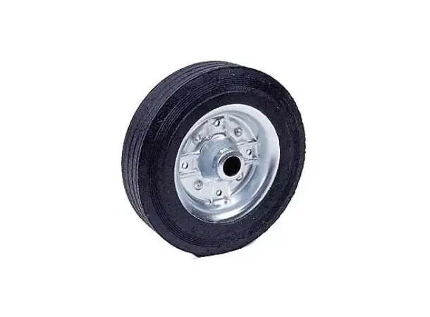 Hjul 200x50 mm solid gummi 