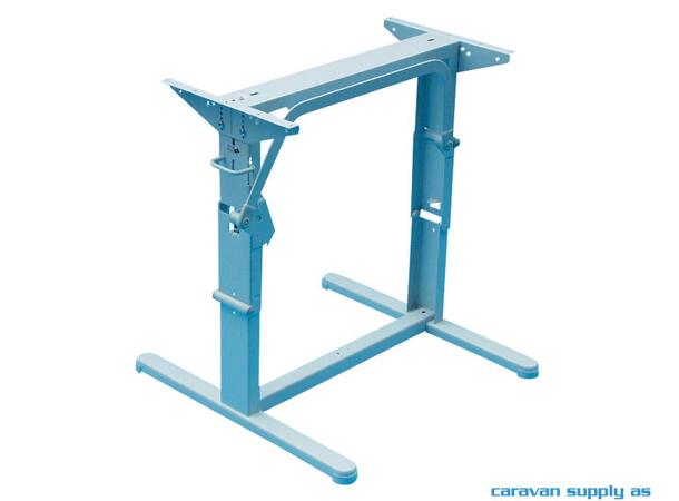 Løftebordstativ, metall - lengde: 60 cm H: 30-70 CM  lysgrå (illustrasjonsbilde) 