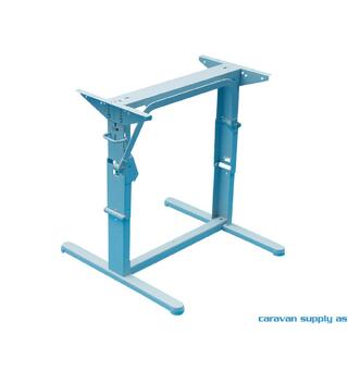 Løftebordstativ, metall - lengde: 60 cm H: 30-70 CM  lysgrå (illustrasjonsbilde)