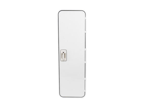 Bobil-dørsett - Utskjæring 600 x 1900 mm Åpningsmål 550 x 1850 mm med hvitt Zadi- 
