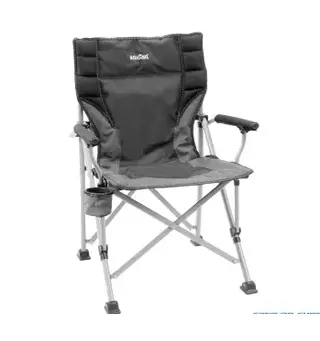 Campingstol Brunner Raptor NG polstret svart/grå