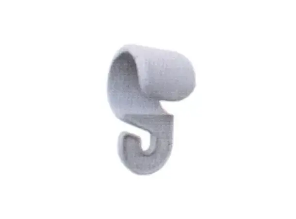 Innerteltkrok Ø19-22 mm i nylon 5 stk 
