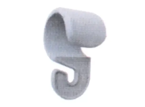 Innerteltkrok Ø19-22 mm i nylon 5 stk 