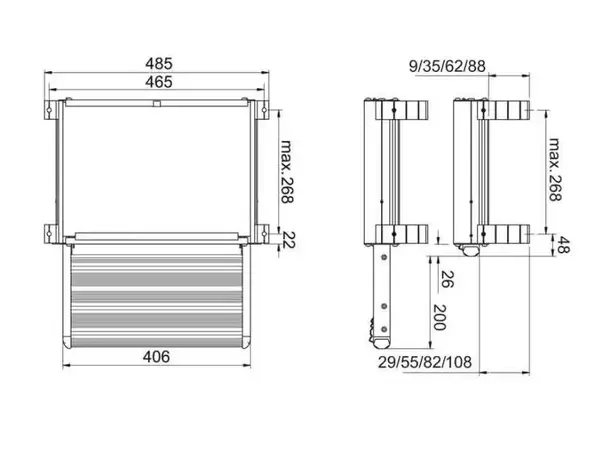 Manuelt Thule trinn Omnistep 400 mm | Caravan.no