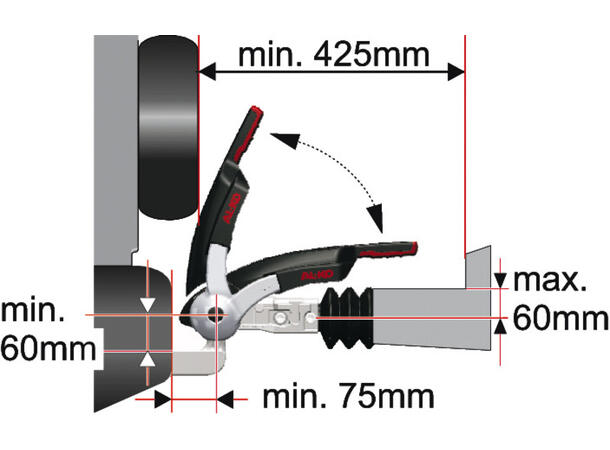 AL-KO kulekobling AKS3004 m/stabilisator 3000 kg 