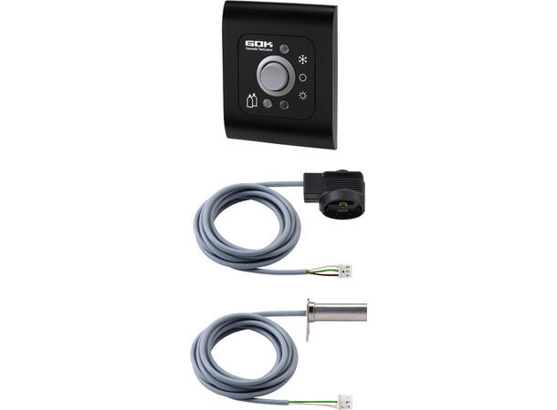Fjernvisning og regulatorvarme Caramatic GOK Caramatic TwoControl med sender for 
