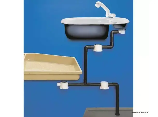 Reich rør kloakksystem 1 meter 28 mm 