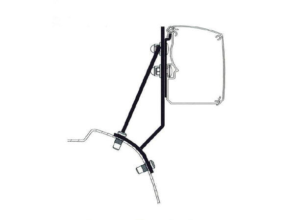 Thule Adapter T 3200 Compact Van Ford Cu Ford Transit Custom fra 2024 