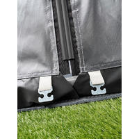 Blocker markisefront 285, med dør Monteringshøyde 235-250 i front