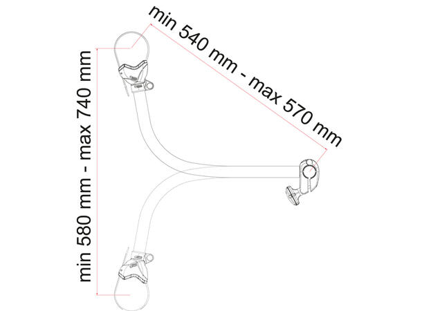 Fiamma Bike-Block Pro S4 Dyp Svart Sykke Et enkelt og effektivt system for å fest 