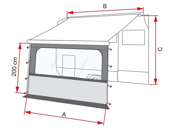 Fiamma frontblocker Pro 450 | Caravan.no