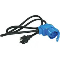 Kabel 25m hann schuko + vinkelstikk 