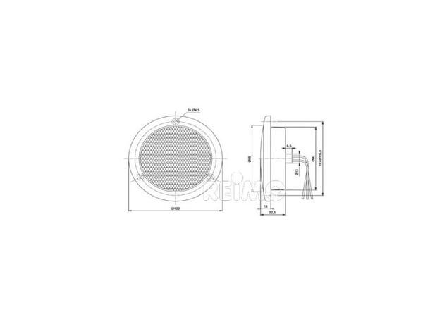 LED-bremselys 12V, 4/0,5W IP67 500 mm ka LED-bremselys klar 