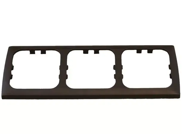Ramme til 3 brytere C-Line 60x170mm hvit 