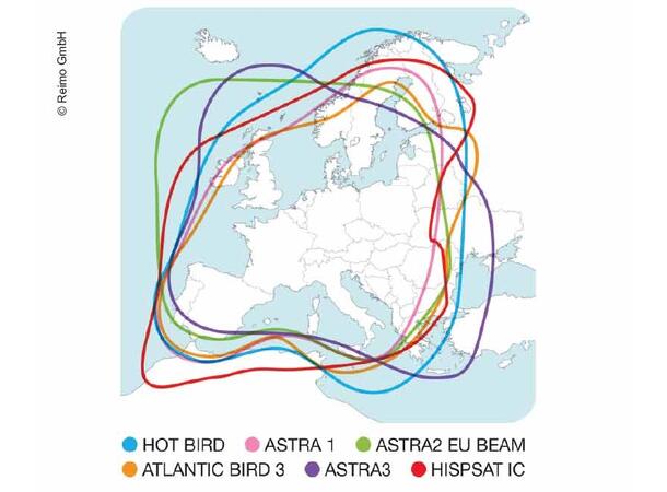 Carbest Travelsat 2 - Twin Sat-anlegg me Twin-satellittanlegg for 2 mottakere 