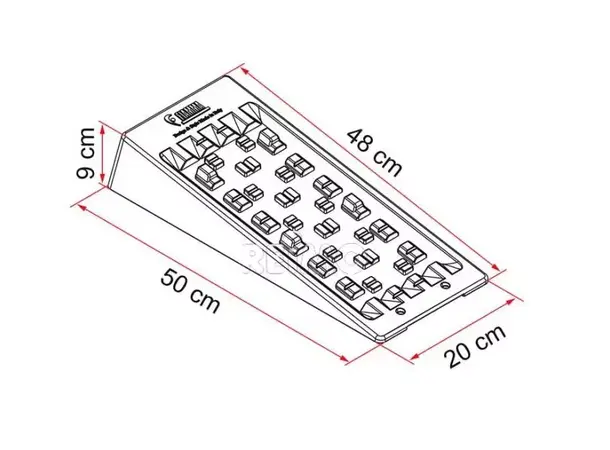 Fiamma nivåklosser Magnum 2 stk – 97901-015 | Caravan.no