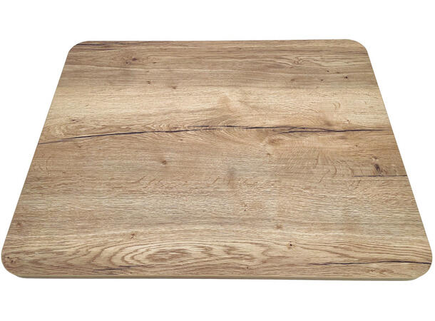 Lettvekts bordplate - Topp i eik-look - 900 x 580 x 28mm 