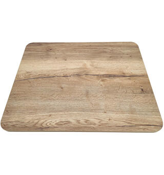 Lettvekts bordplate - Topp i eik-look - 900 x 580 x 28mm