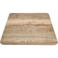 Lettvekts bordplate - Topp i eik-look - 950 x 750 x 28mm
