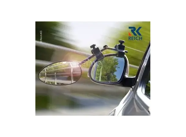 Reich Speed Fix clip-on speil 2 stk Med konveksglass 