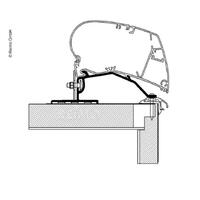 Thule Omnistor Markise Takmonteringsadap Adapter for campingvogner fra Dethleffs