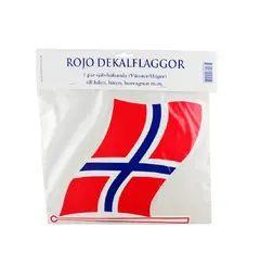 Flagg NO, sett á 2 stk, small