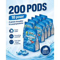 PowerPods® – Kartongsalg 10 x 20 stk Rabatt grunnet dato men like god!