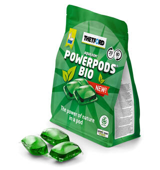 PowerPods® – Kartongsalg 10 x 20 stk Rabatt grunnet dato men like god!