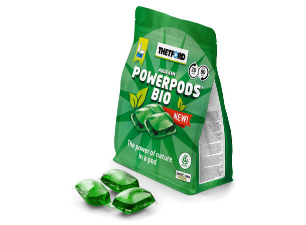 PowerPods® – Kartongsalg 10 x 20 stk Rabatt grunnet dato men like god! 