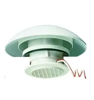 Takventil Comet m/vifte 12V 7W lysgrå