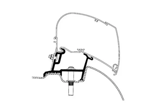 Thule adapter til 6300/6200 VW Crafter fra 2007-2016 301685 