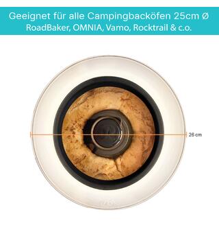 Road Top, spesial glasslokk til Omnia Passer til de fleste campingovnene