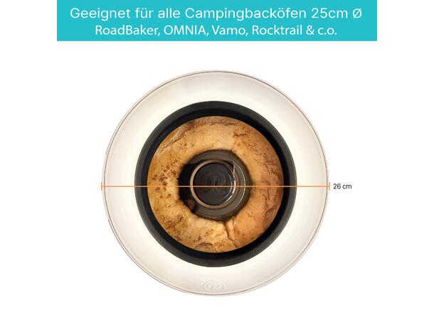 Road Top, spesial glasslokk til Omnia Passer til de fleste campingovnene 