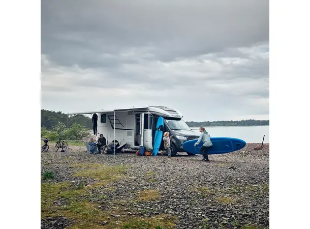 Thule Omnistor 5200 markise 500 cm Svart/Mystic Grey 