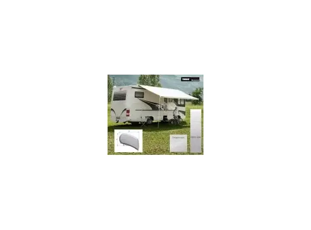 Thule takmarkise 9200 450 cm Mystic grey / Hvit 