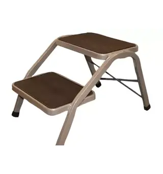 Trinn Bermuda dobbel stål 64x38x38cm