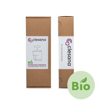 Clesana  BIO folieposer til Clesana C1 En folie = 36 toalettbesøk