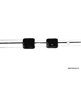 Easy system, 3-delt stang, alu, 25 mm
