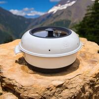 RoadBaker – mobil camping bakeovn Med spesial glasslokk for bedre kontroll