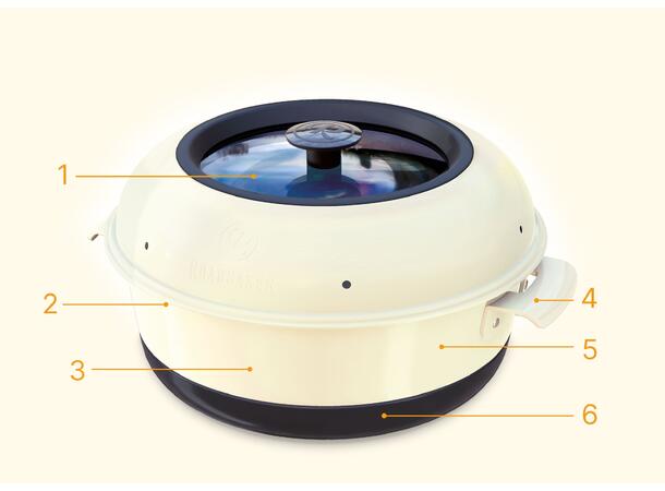 RoadBaker – mobil camping bakeovn Med spesial glasslokk for bedre kontroll 