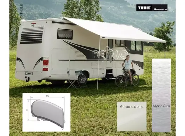 Thule takmarkise 9200 450 cm Mystic grey / Beige 