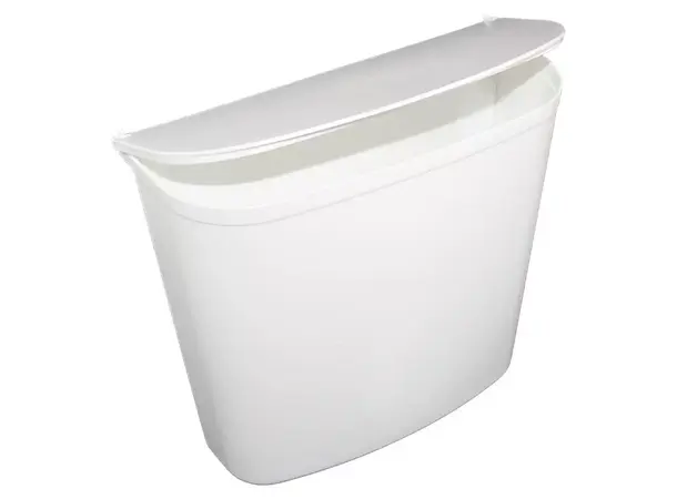Søppelkasse Lucca 4,5l m/veggfeste 27x25x14cm 