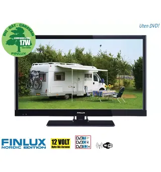 TV Finlux 19" uten DVD 12V/230V LED
