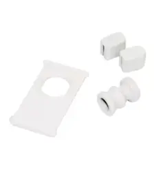 Sats grå spring blendingsgardin