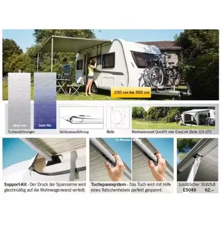 Thule Omnistor posemarkise 1200 325 cm Uttrekk: 2,5 m