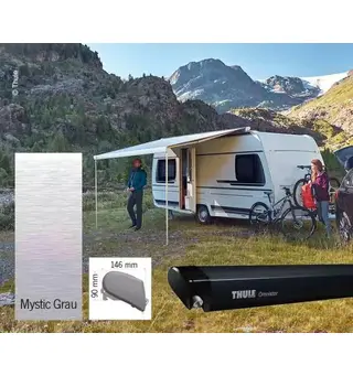 Thule takmarkise 6300 375 cm Mystic grey / Antrasitt